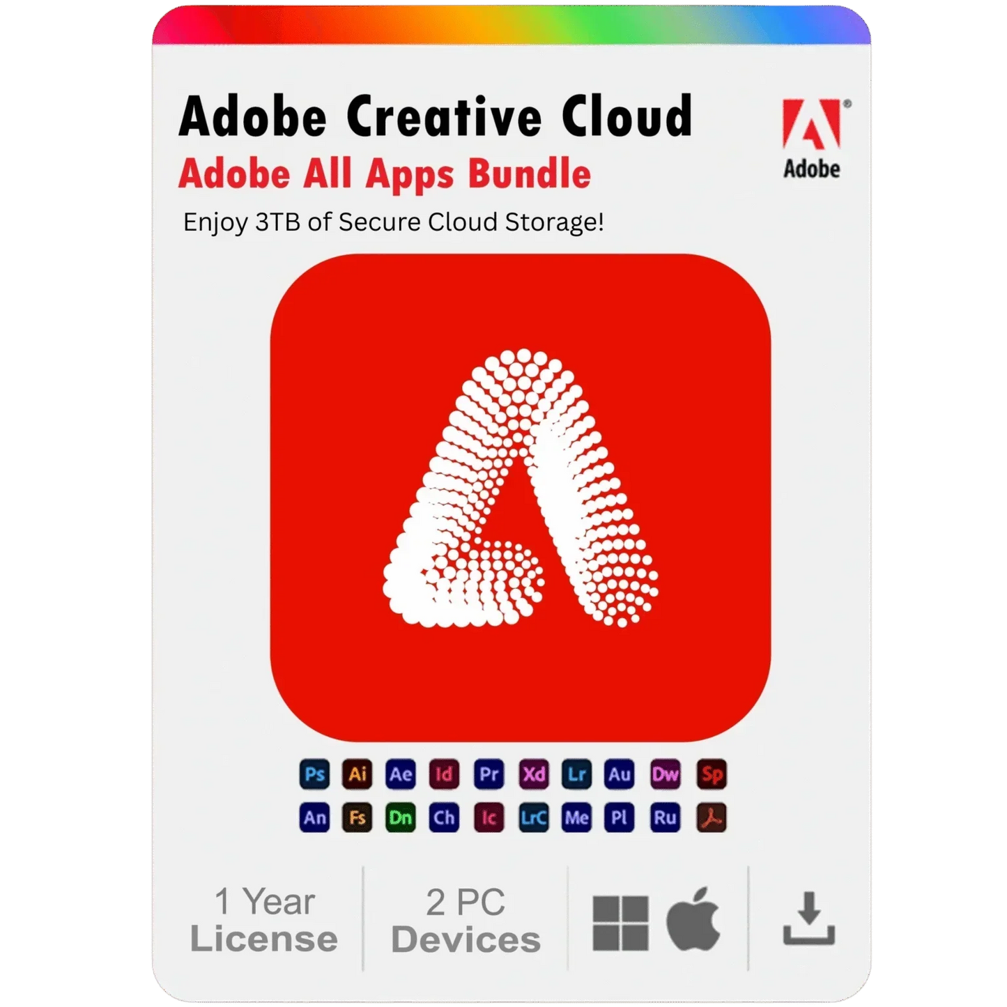 Adobe Firefly 2025 1 Year Subscription For Windows And Mac 2PC