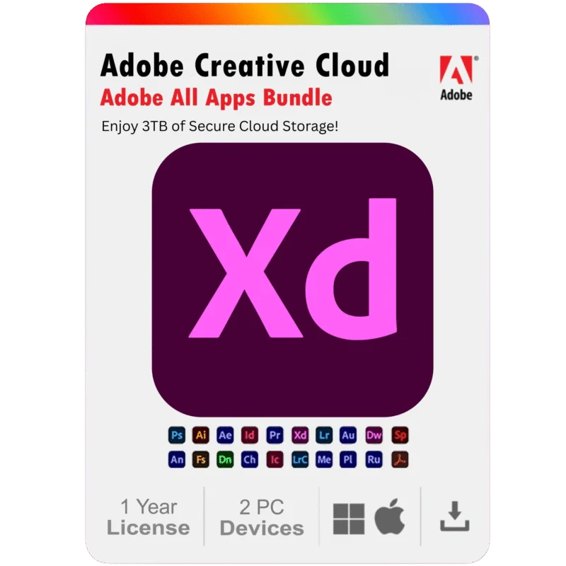 Adobe XD 2025 1 Year Subscription For Windows And Mac 2PC