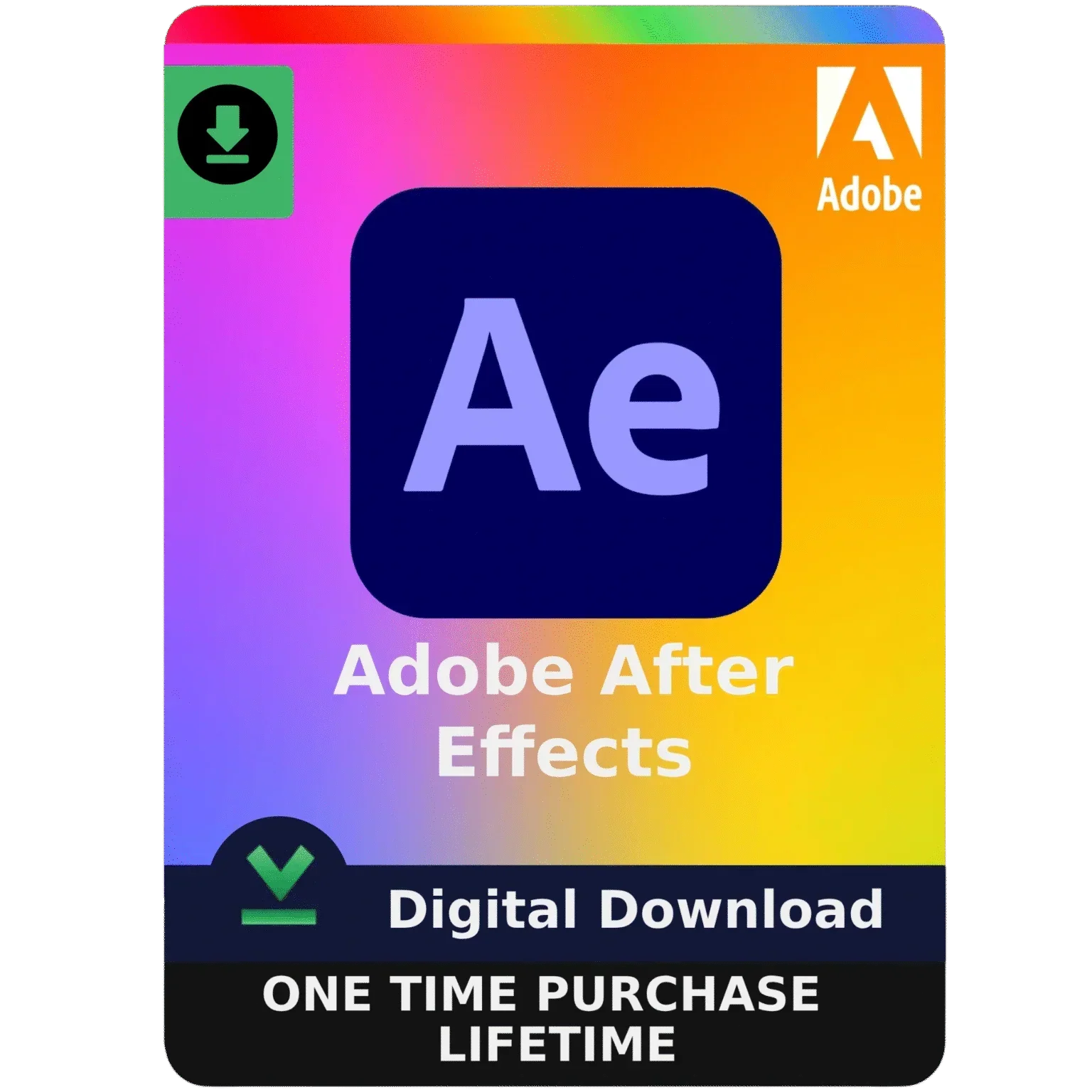 Adobe After Effects 2025 With Lifetime License For Windows 2 PC/Laptop