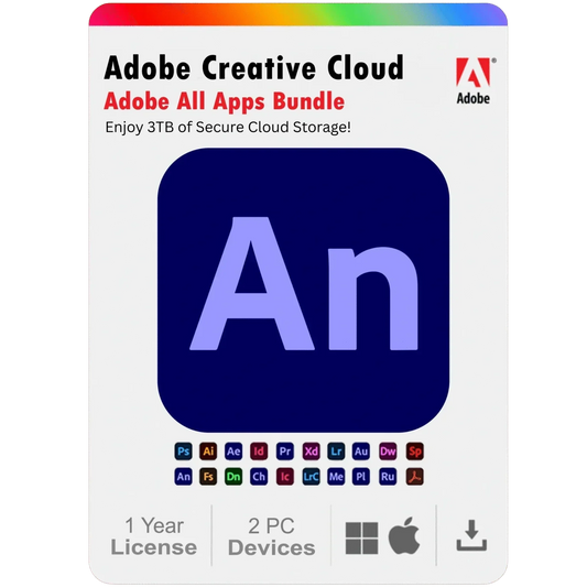 Adobe Animate 2025 1 Year Subscription For Windows And Mac 2PC